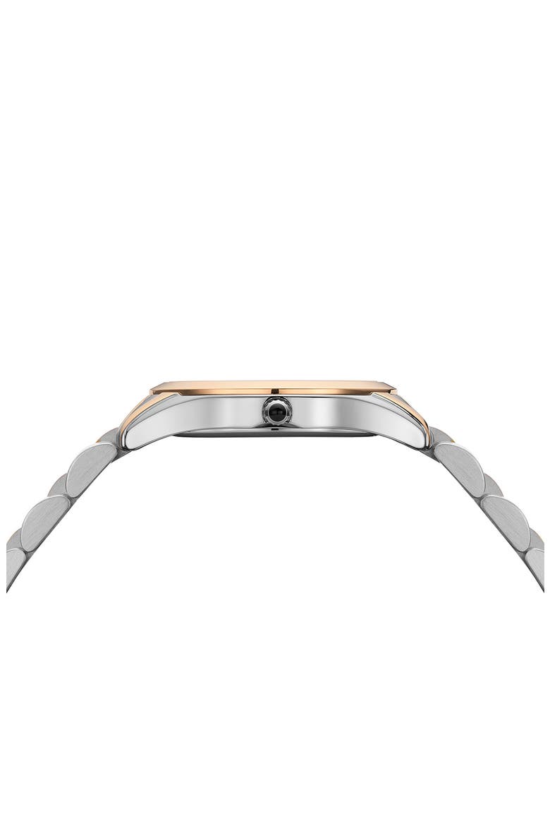 Classic R Diamond Bracelet Watch, 30mm, Alternate, color, BICOLOR STAINLESS STEEL AND R