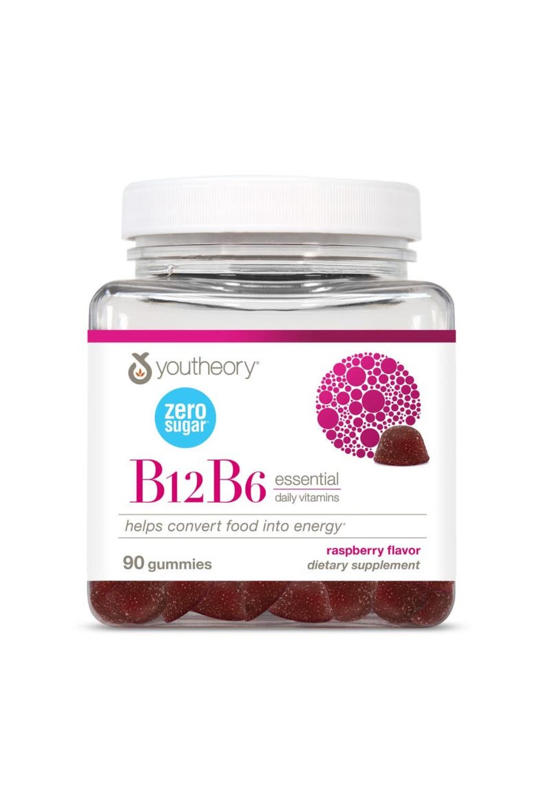 B12 B6 Zero Sugar Brain Support Gummy Supplement 90 Count 90ct, Main, color, None