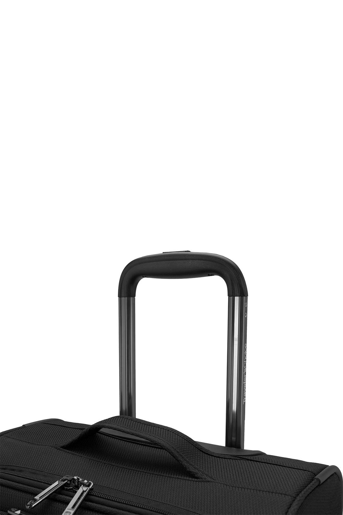 TRAVELERS CHOICE Cedar 3-Piece Expandable Softside Spinner Luggage Set, Alternate, color, 