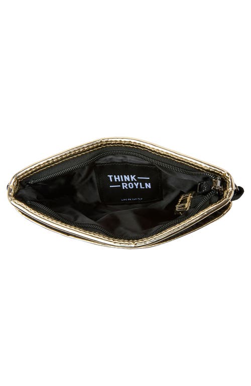 Think Royln Bum Bag 2.0 In Smoky Mirror In Gold