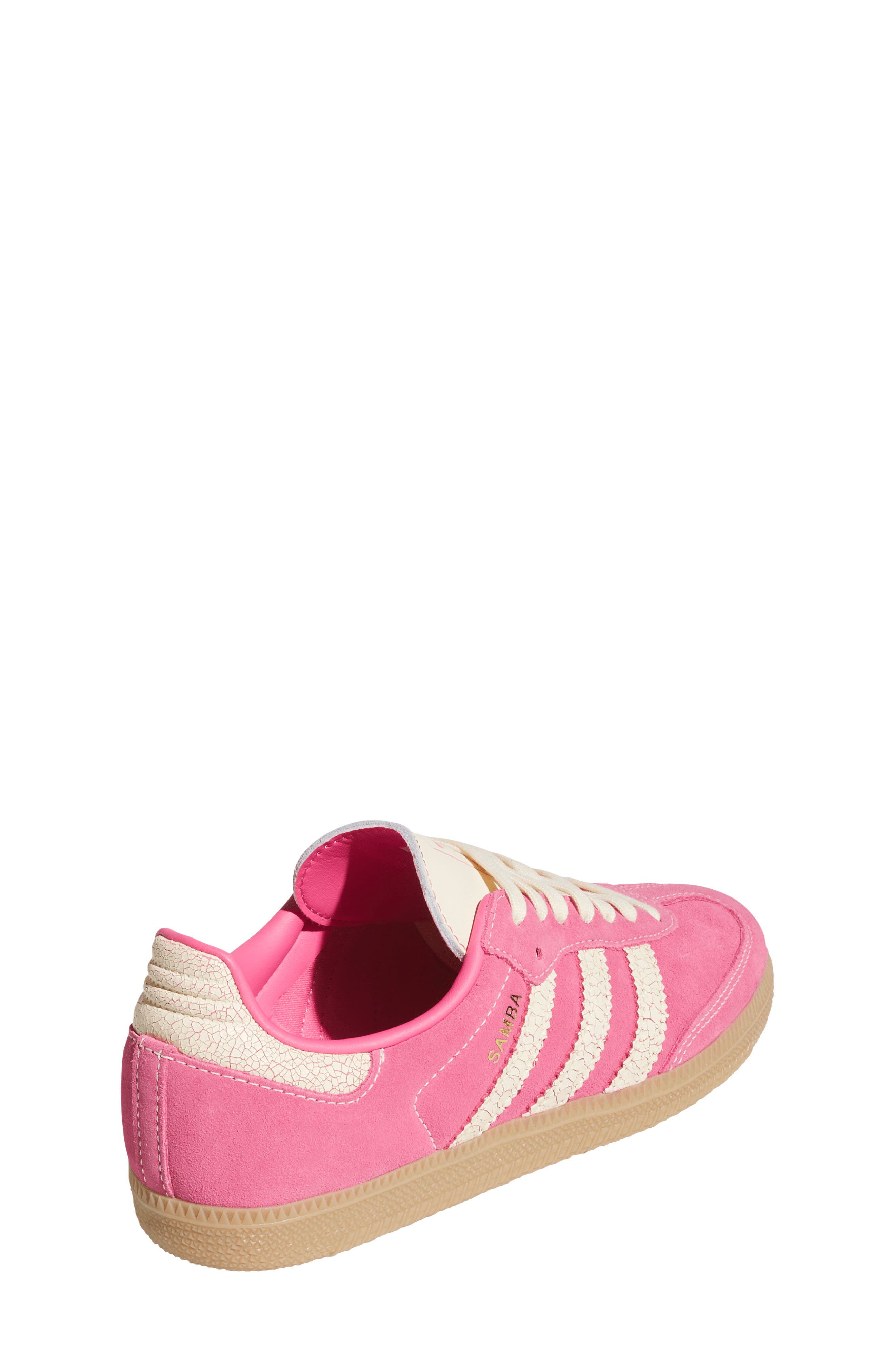 Kids' Samba OG Sneaker, Alternate, color, PINK FUSION/ VANILLA/ GUM