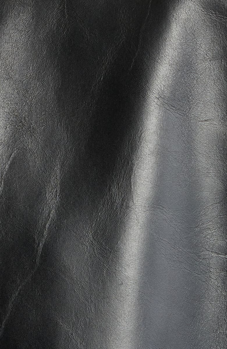 Schott NYC Perfecto Heavyweight Leather Moto Jacket, Alternate, color, Black