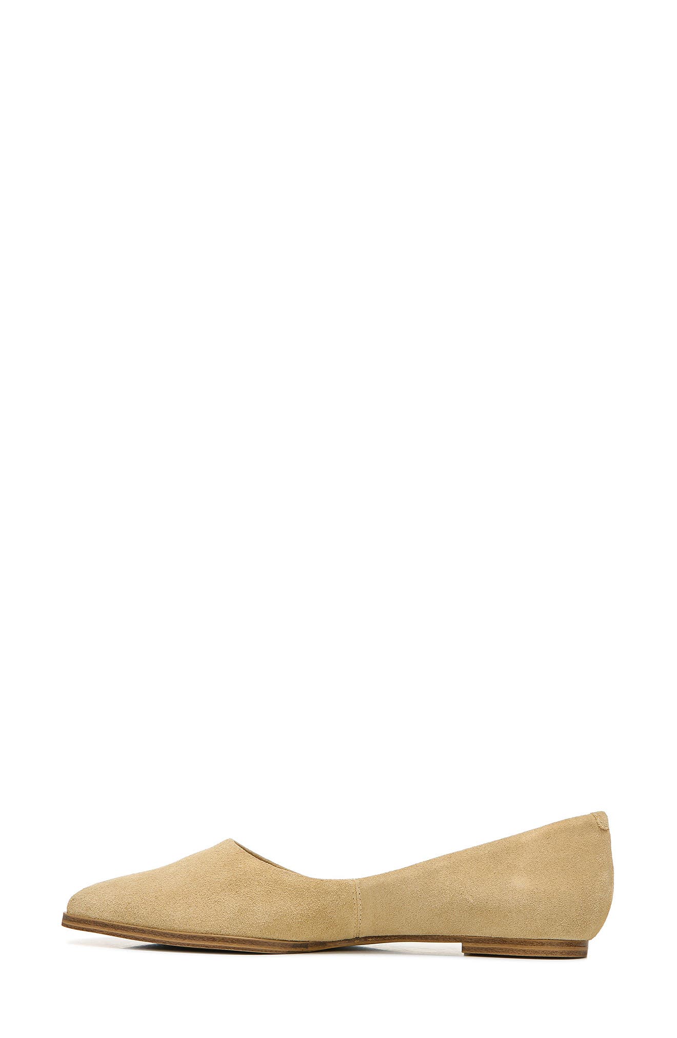 Hill Pointy Toe Flat, Alternate, color, SAND