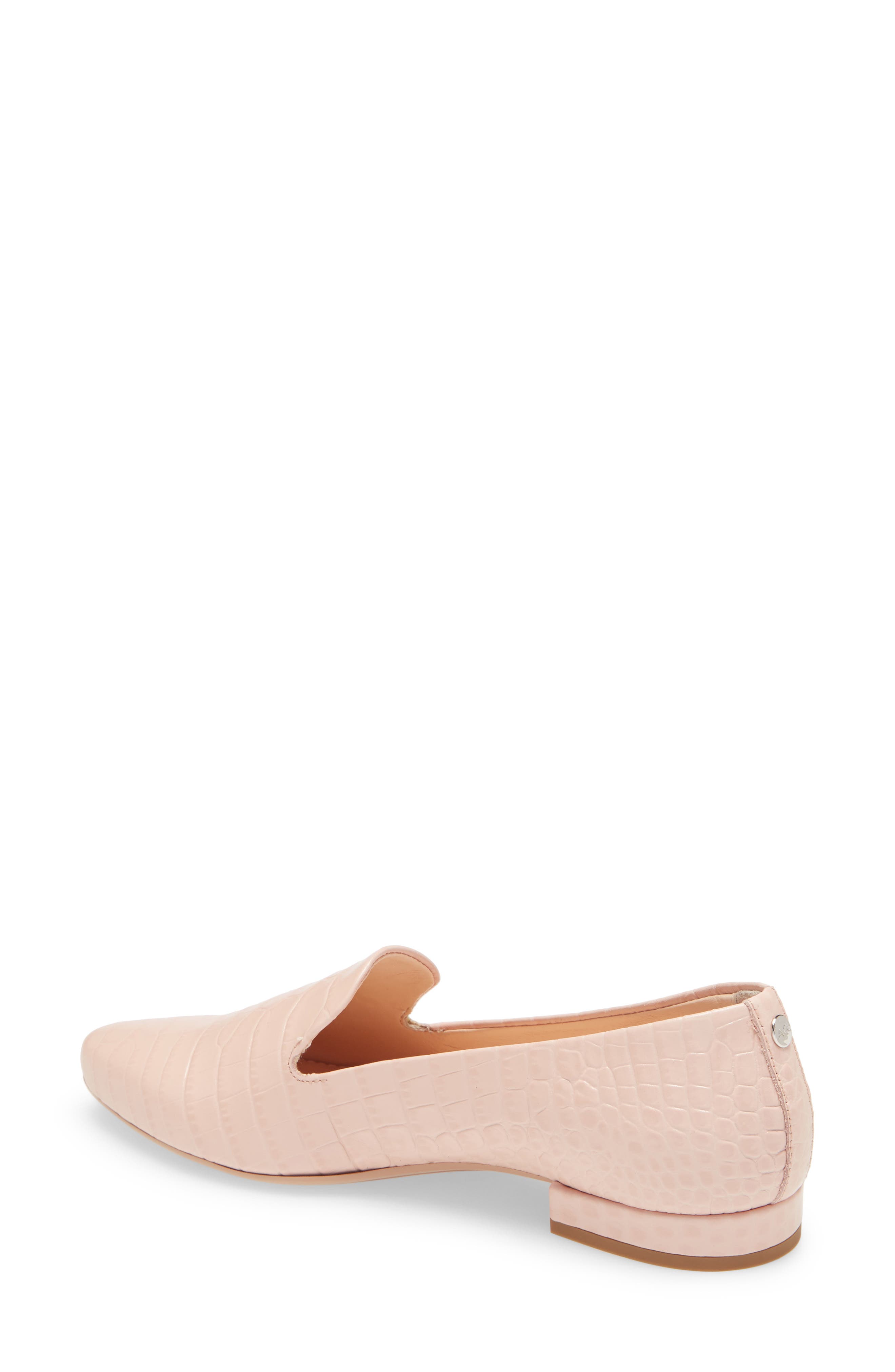 Embossed Venetian Loafer, Alternate, color, SOFT PINK