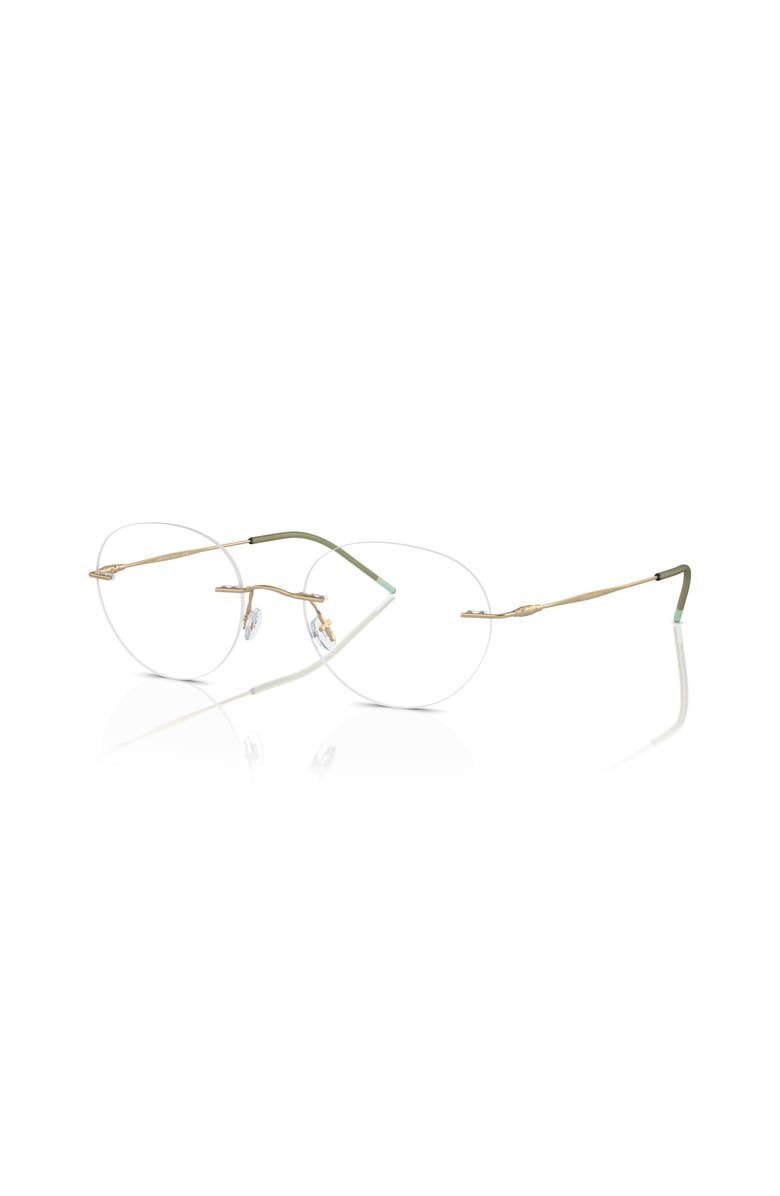 Giorgio Armani 52mm Phantos optical glasses, Main, color, Black