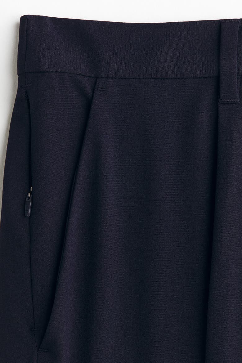 Four-Way Stretch Regular-Fit Cargo Pants, Alternate, color, Navy blue
