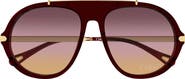 Chloé 58mm Gradient Round Sunglasses