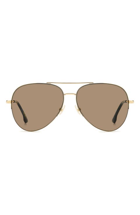 Pilot 62mm Aviator Sunglasses