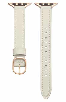 Skinny Faux Leather Watchband