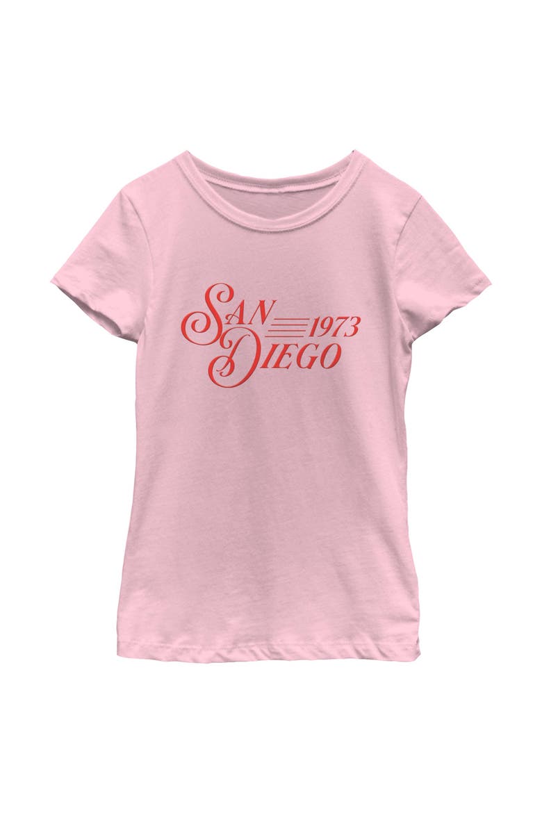Girl's Lost Gods Retro San Diego 1973  Graphic T-Shirt, Main, color, Light Pink
