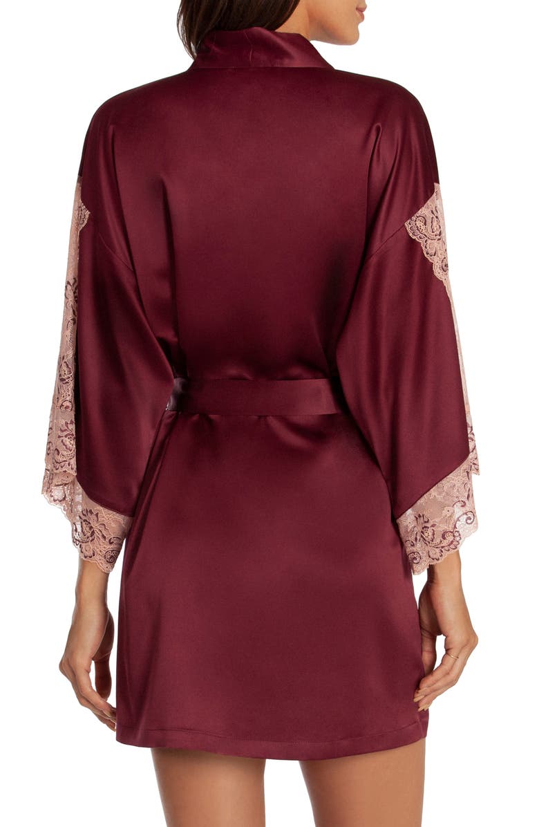 In Bloom by Jonquil River Satin Robe, Alternate, color, 