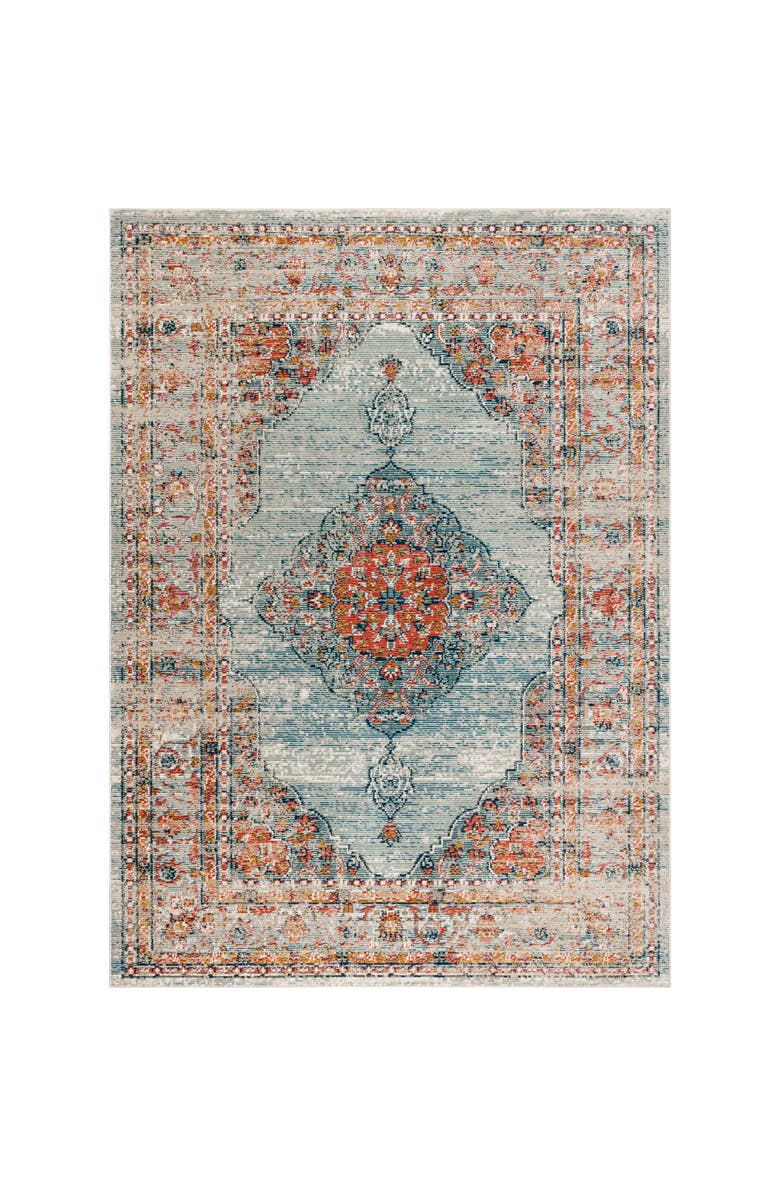 JONATHAN Y Cadiz Vintage Medallion Area Rug, Main, color, 