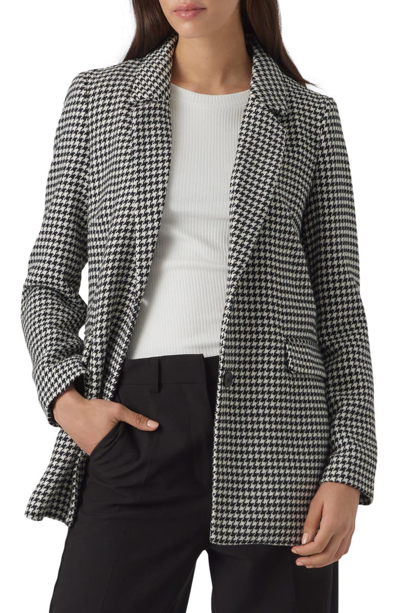 VERO MODA Harper Houndstooth Blazer, Main, color,