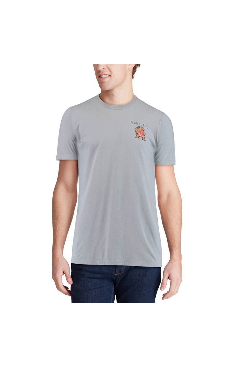 IMAGE ONE Men's Gray Maryland Terrapins Team Comfort Colors Campus Scenery T-Shirt, Alternate, color, 