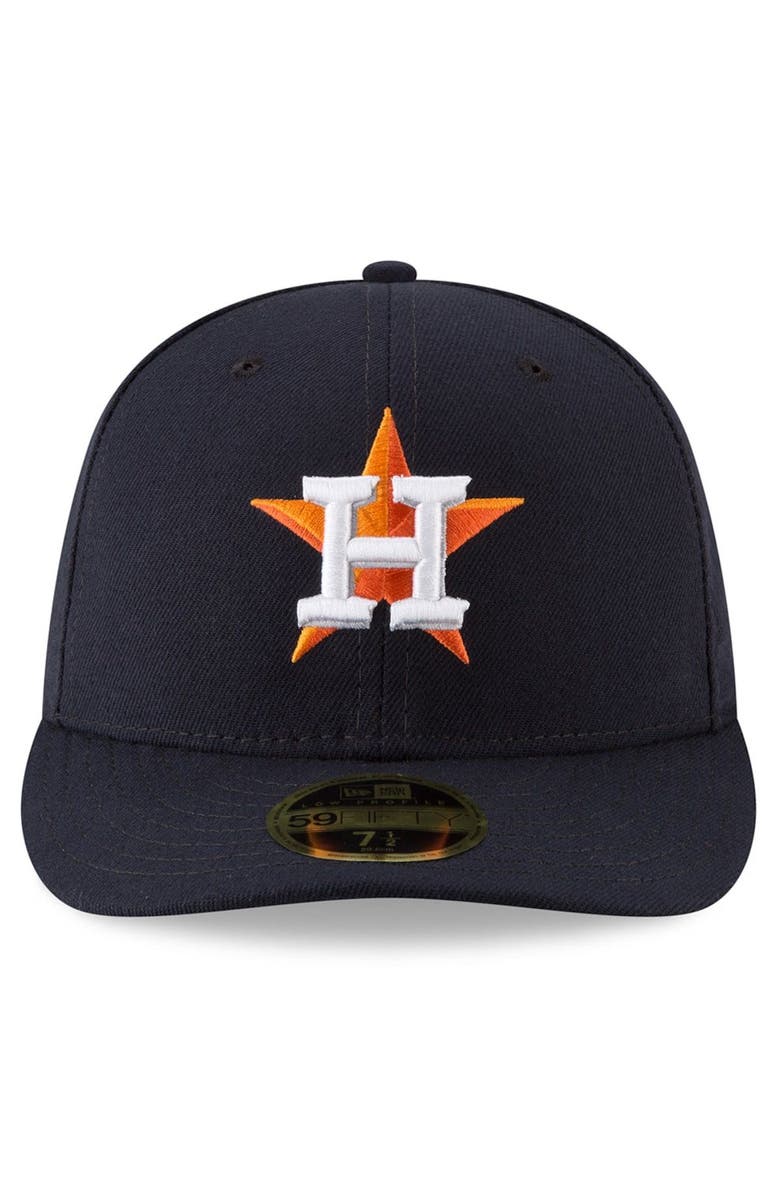 New Era Men's New Era Navy Houston Astros 2022 World Series Side Patch Low Profile 59FIFTY Fitted Hat, Alternate, color,