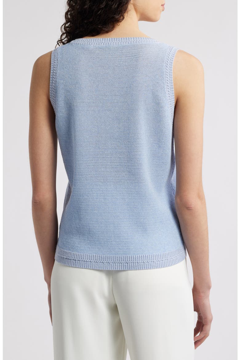 Metallic Sweater Tank, Alternate, color, LIGHT BLUE