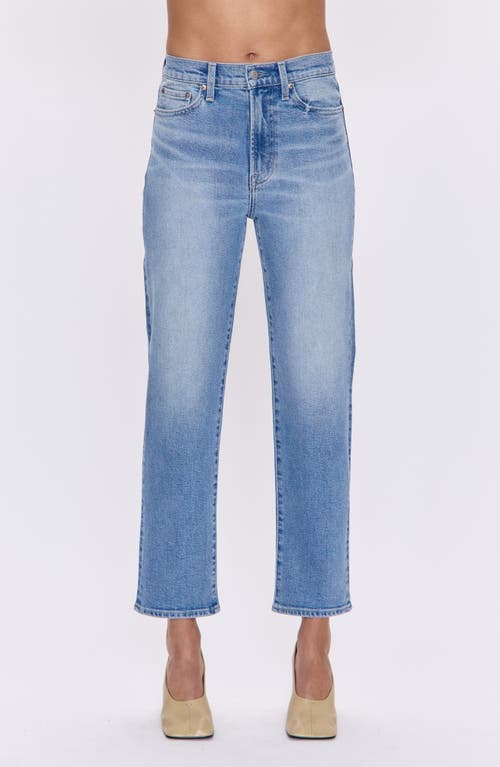 Pistola Charlie High Waist Ankle Straight Leg Jeans In Blue