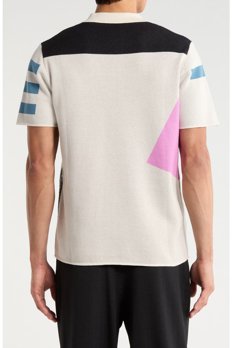 x Prince™ Cotton Intarsia Polo, Alternate, color, LIGHT IVORY