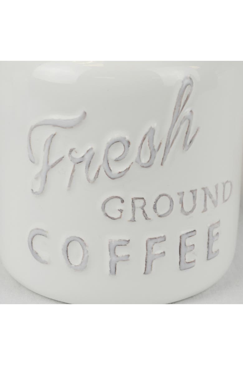 Ceramic Jar Canister Set/3, Sugar, Coffee & Tea, Alternate, color, Red