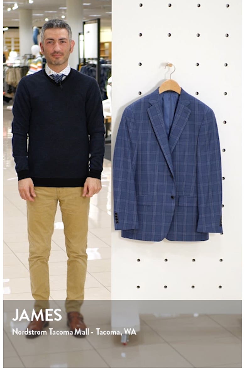 Classic Fit Plaid Wool Sport Coat video