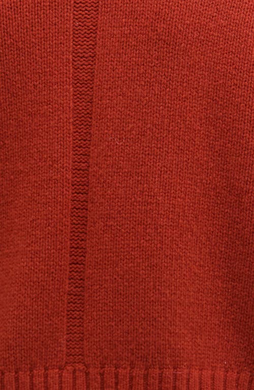 Barbour Antonia Merino Wool V-neck Sweater In Orange