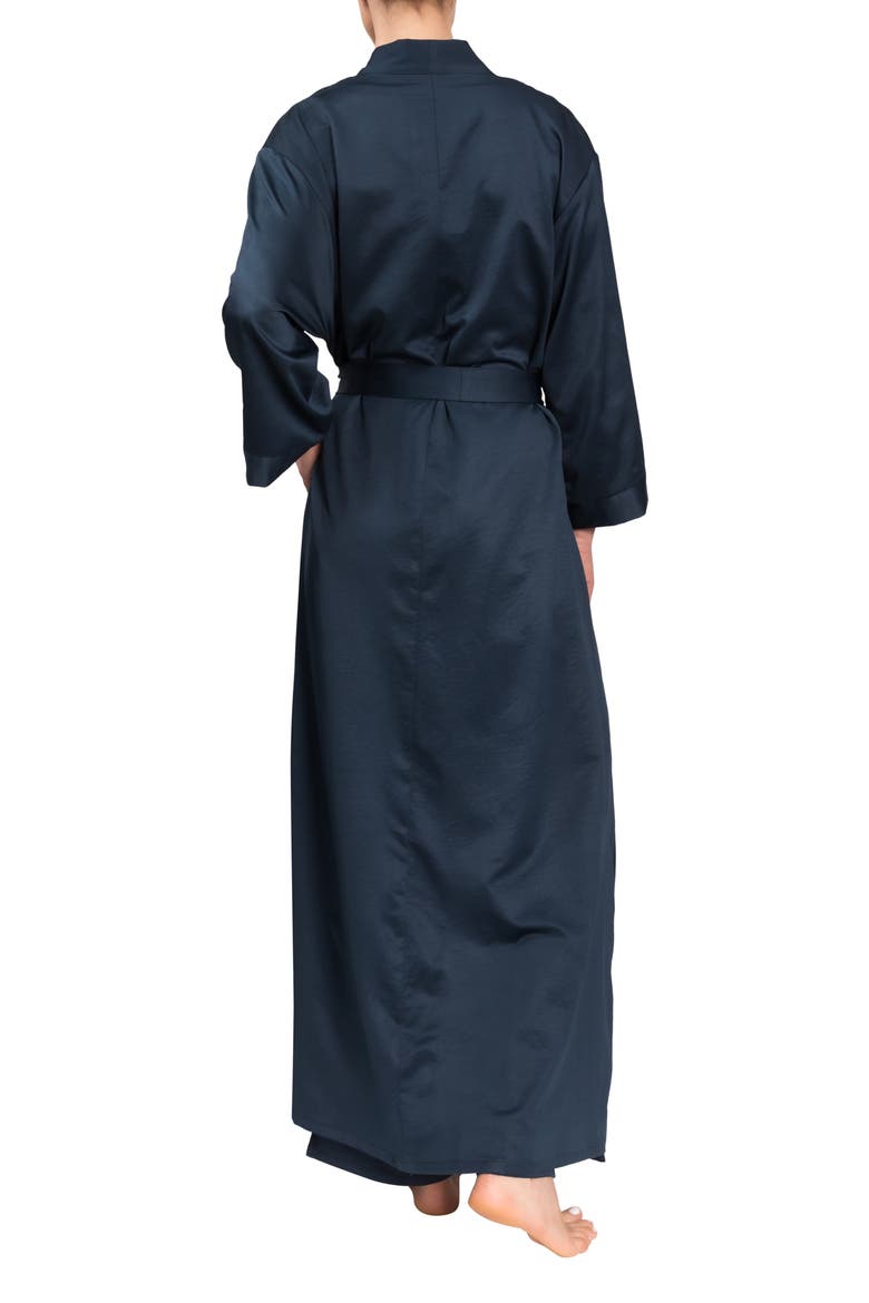 Colette Cotton Robe, Alternate, color, INKY BLUE