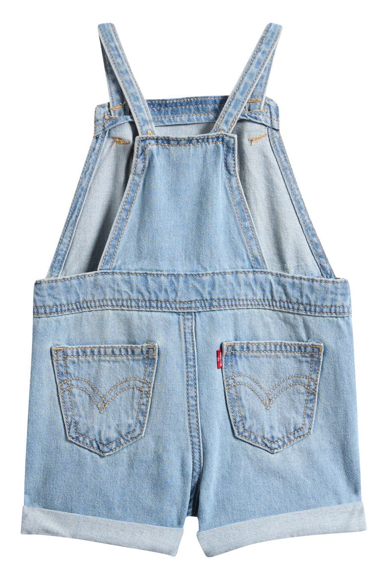 Cotton Denim Short Overalls, Alternate, color, DAY OFF
