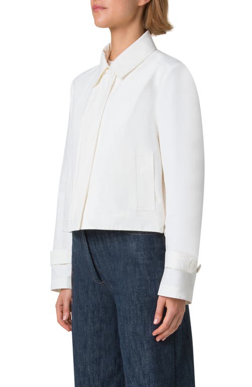 Akris Punto Water Repellent Jacket In Cream