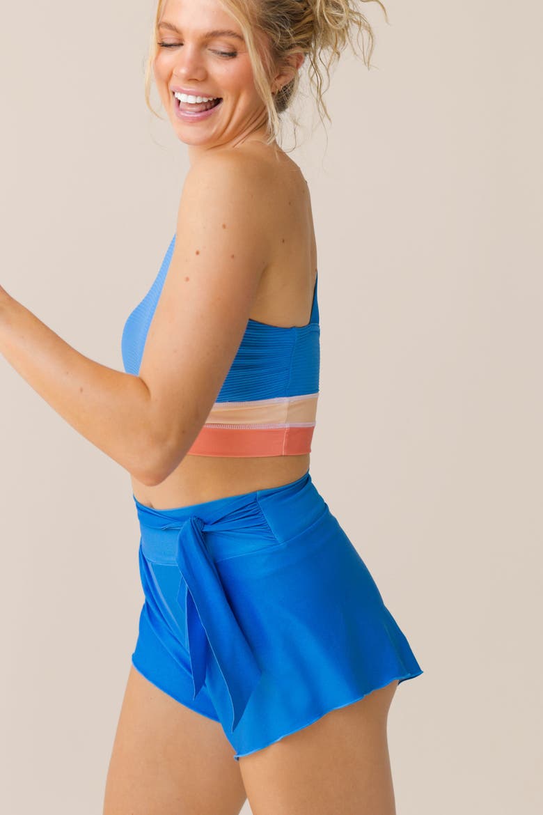 Make it a Romper Short, Alternate, color, Vivid Blue