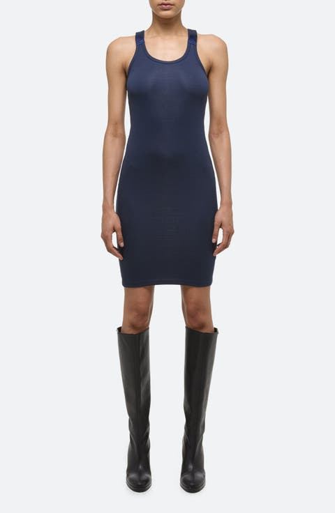 Seatbelt Ribbed Tank Dress