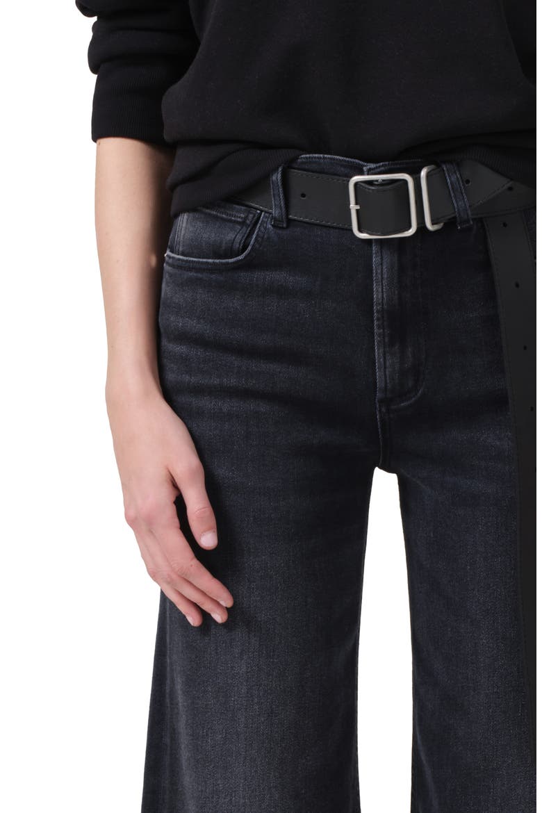 Lyra Wide Leg Crop Jeans, Alternate, color, MEDALLION WASH