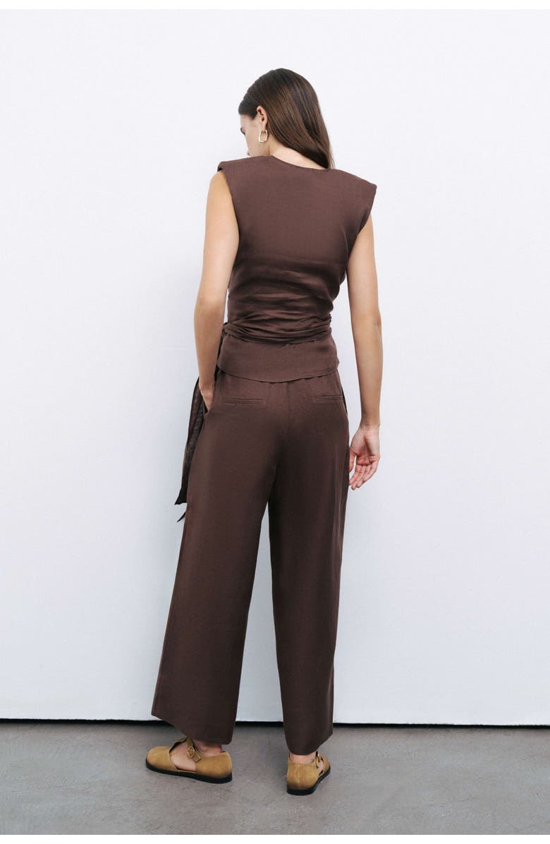 Nocturne Waist Accessory Detailed Blouse, Alternate, color, 