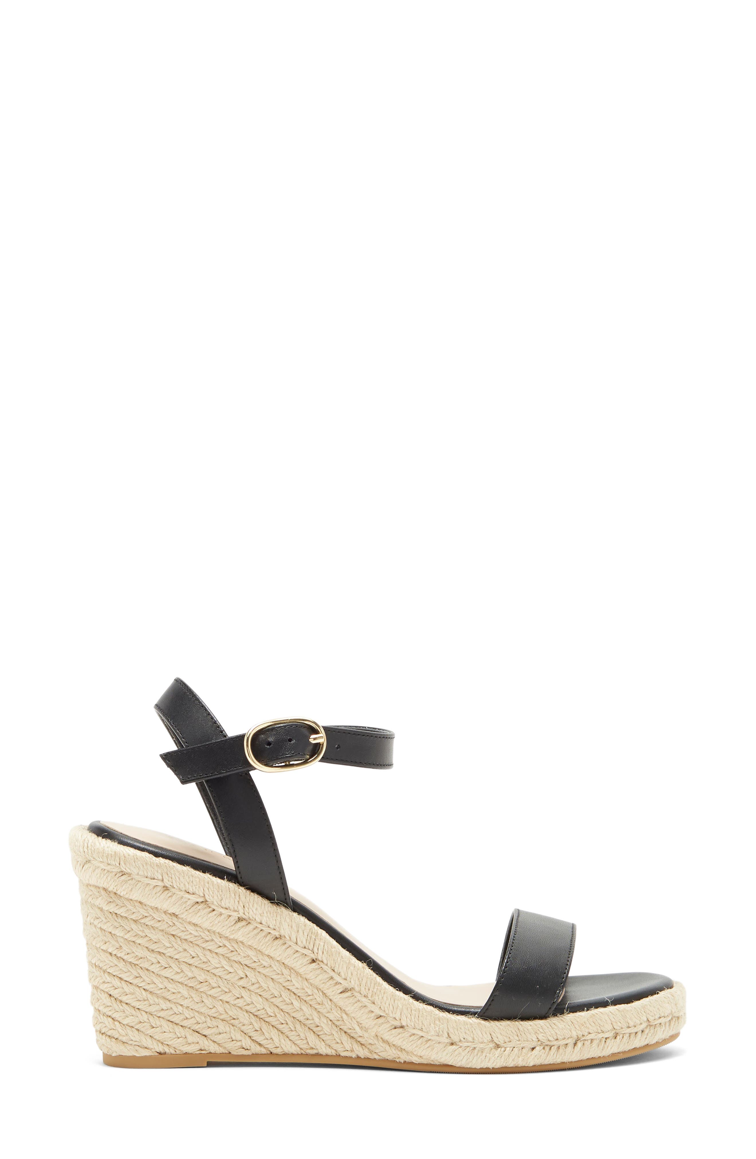 Stuart Weitzman Teddi Espadrille Wedge Heel Sandal, Alternate, color, 