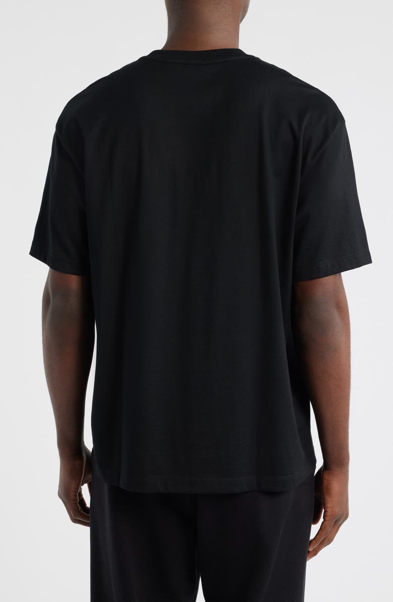 BOSS Tames Cotton Graphic T-Shirt, Alternate, color, Black