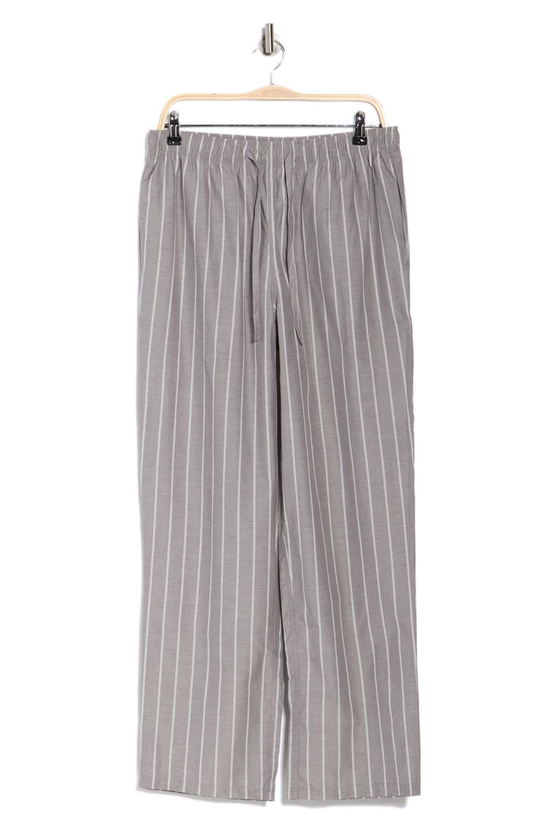 Plaid Pajama Pants, Alternate, color, GREY CLIFTON STRIPE