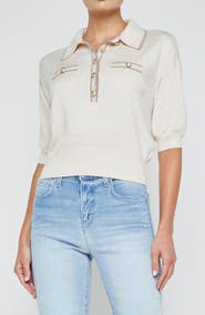 L'AGENCE Masaki Polo Sweater