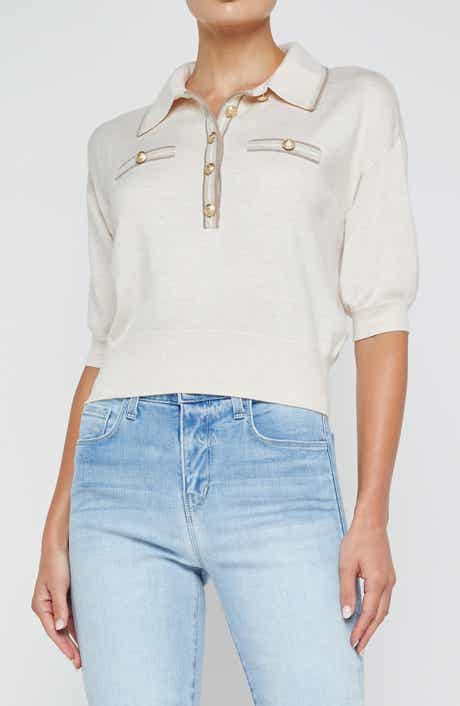 L'AGENCE Masaki Polo Sweater
