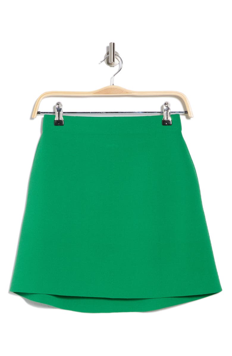 Cult Gaia Denisse Knit Skirt, Alternate, color, Malachite