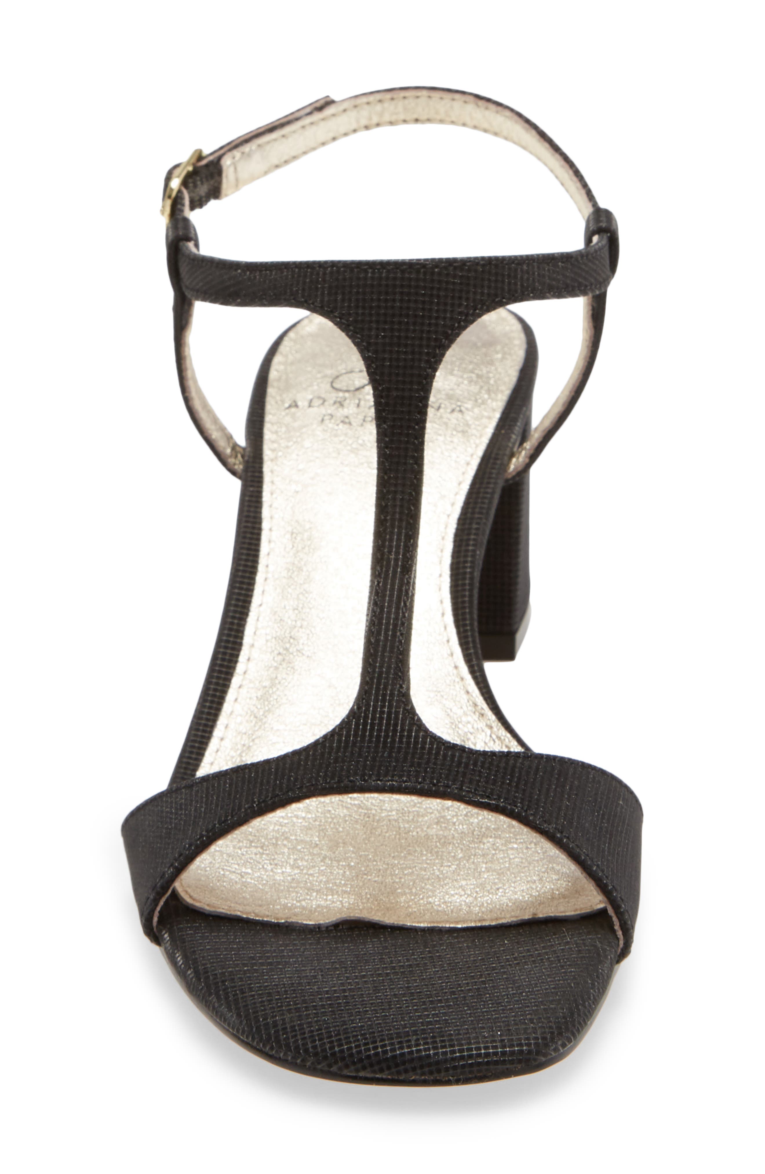 Edie Sandal, Alternate, color, BLACK FABRIC