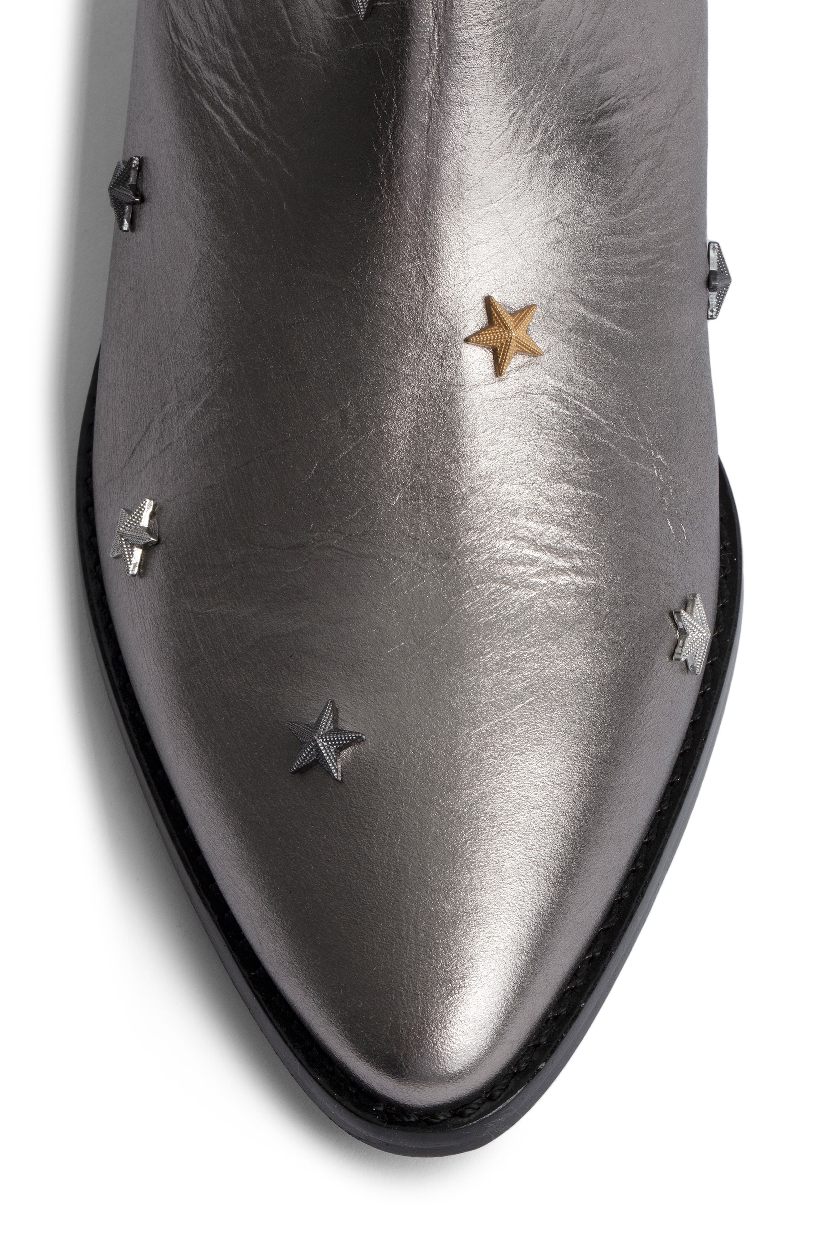 Zadig & Voltaire Tyler Stud Bootie, Alternate, color, 