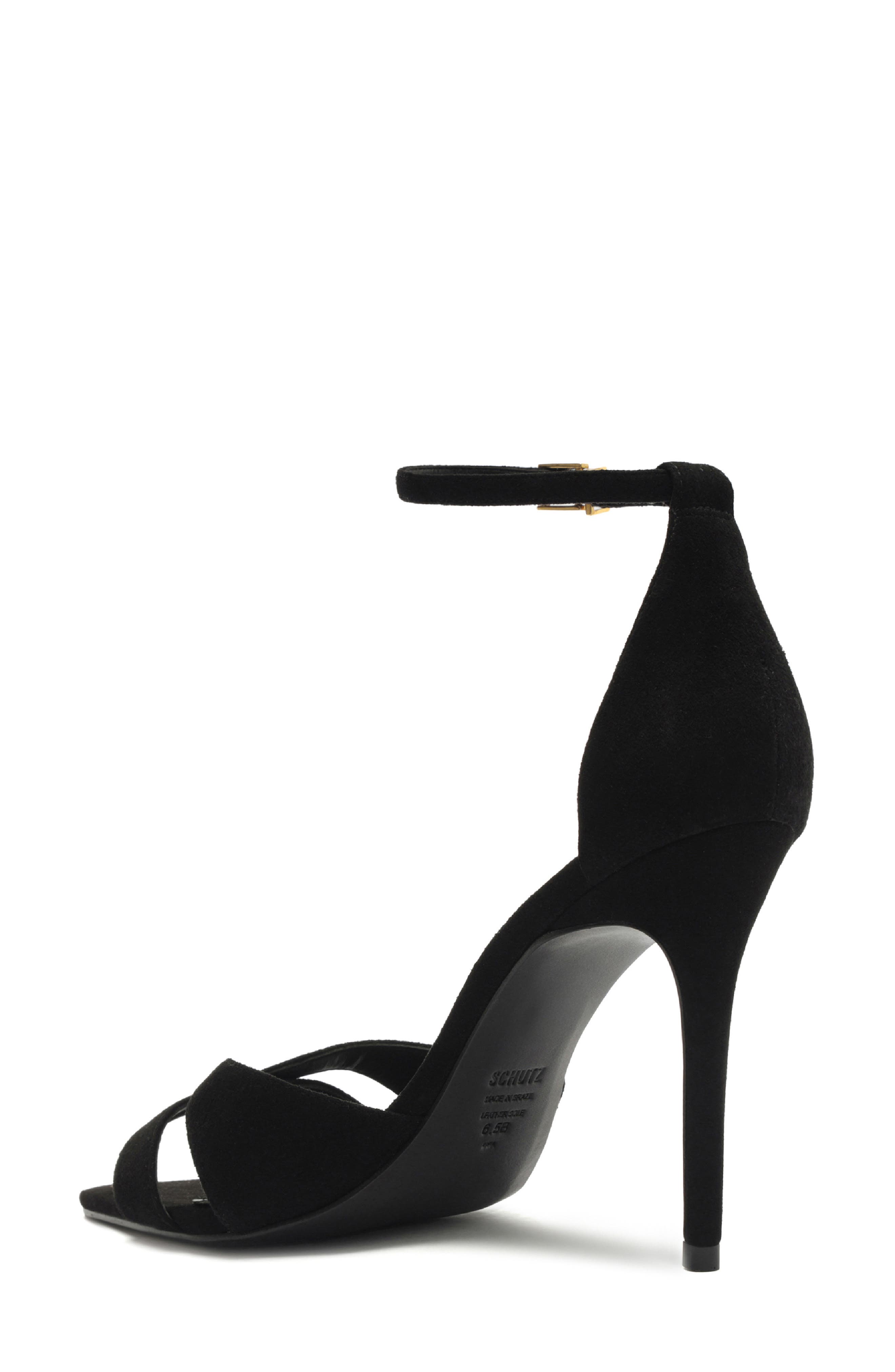Schutz Hilda Leaf Pointed Toe d
Orsay Pump, Alternate, color, Black