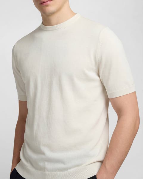 Mercerized Cotton Knit Tee