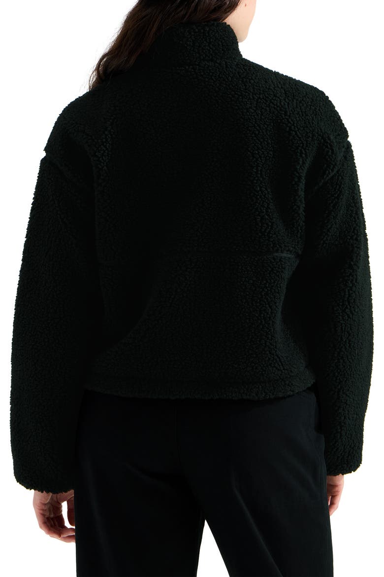 Extreme Pile Quarter Zip Fleece Pullover, Alternate, color, TNF BLACK