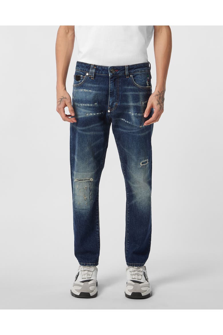 5-Pocket Detroit Fit Jeans Men, Main, color, Malibu