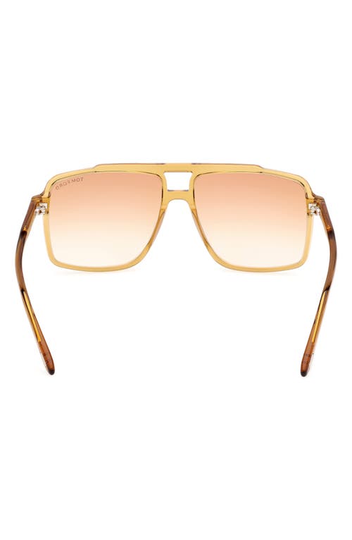 Tom Ford Kemp 59mm Navigator Sunglasses