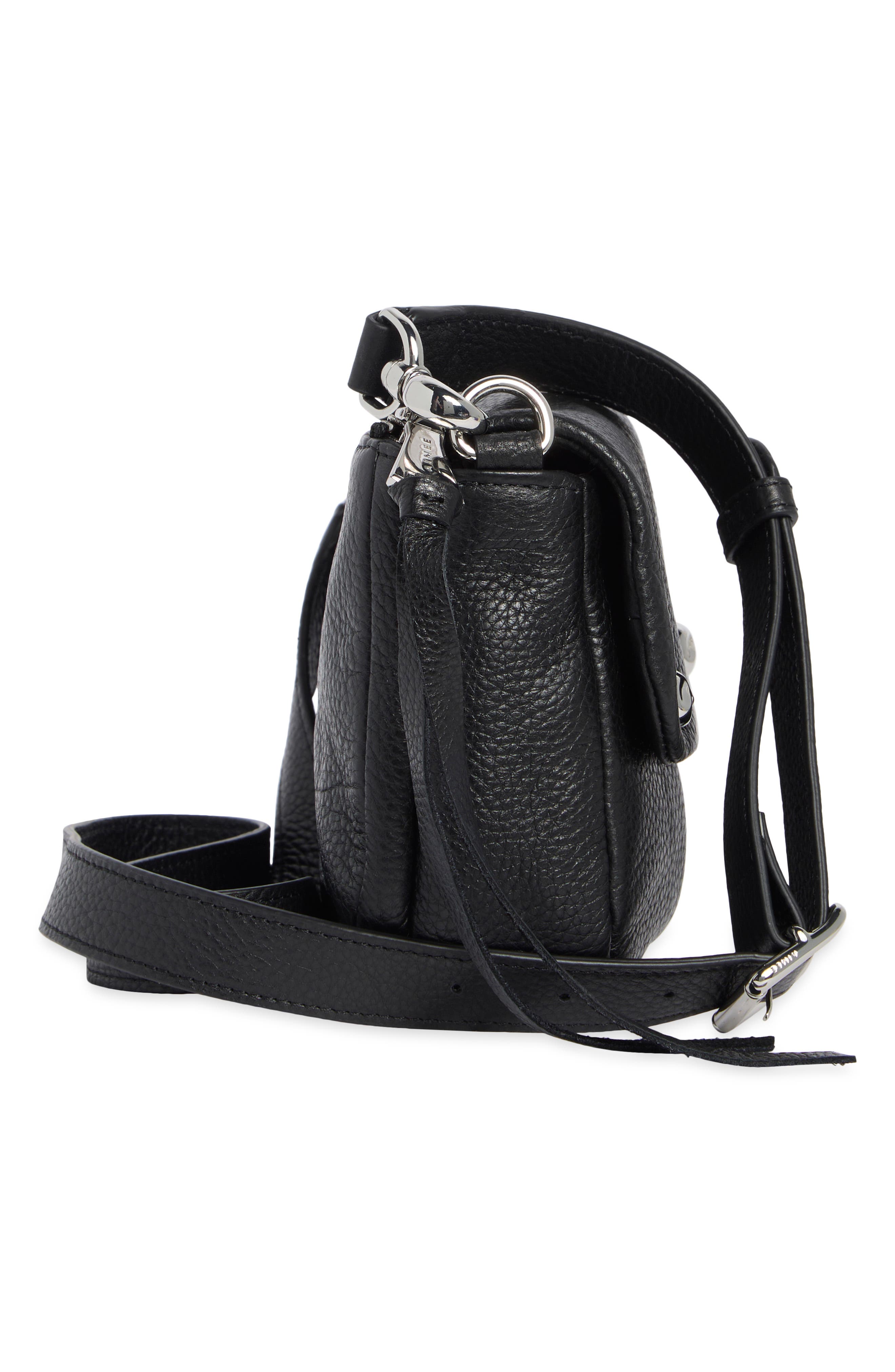 Kenmare Leather Crossbody Bag, Alternate, color, BLACK