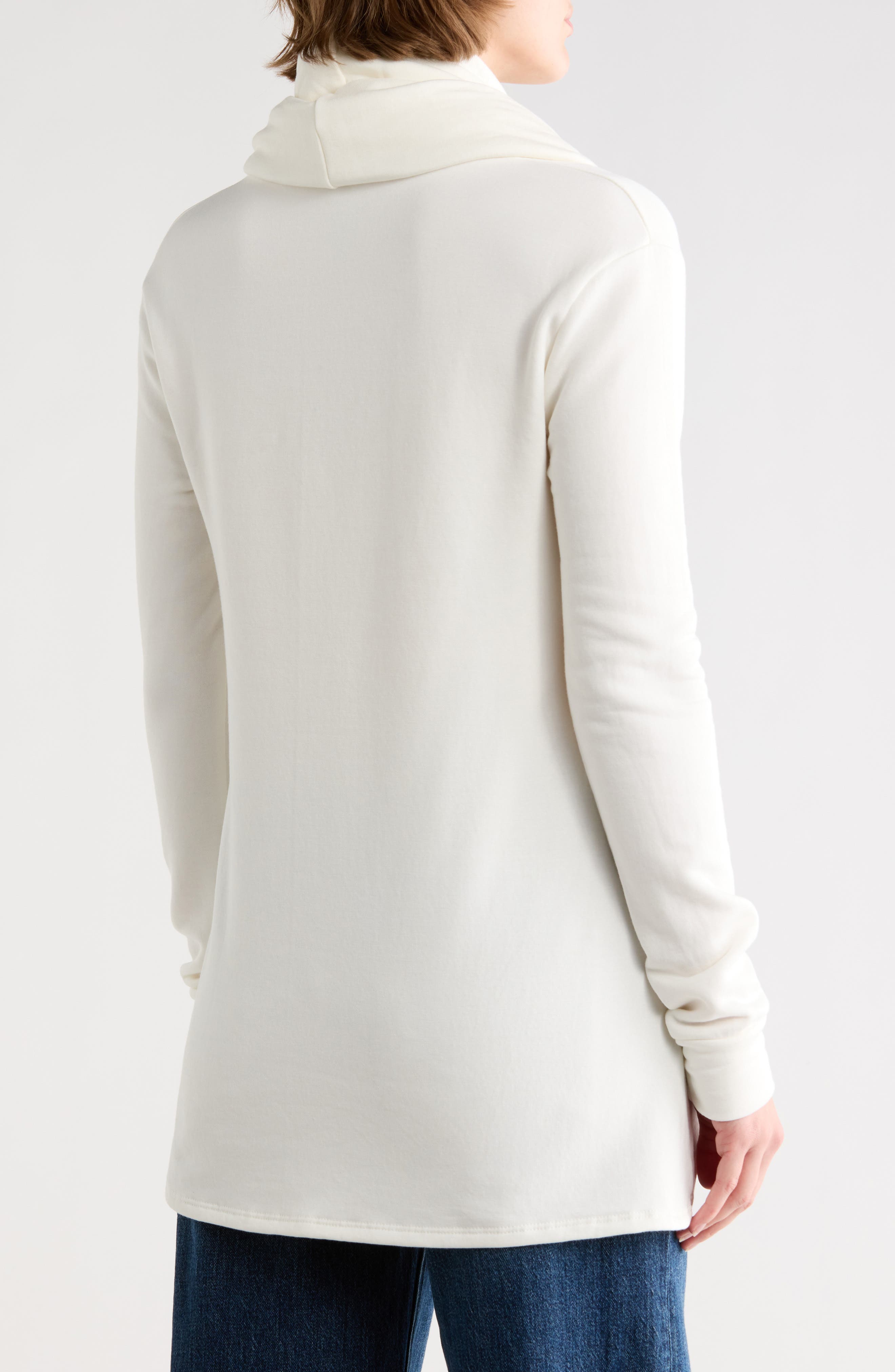 Off the Shoulder Asymmetric Sweater - image 4