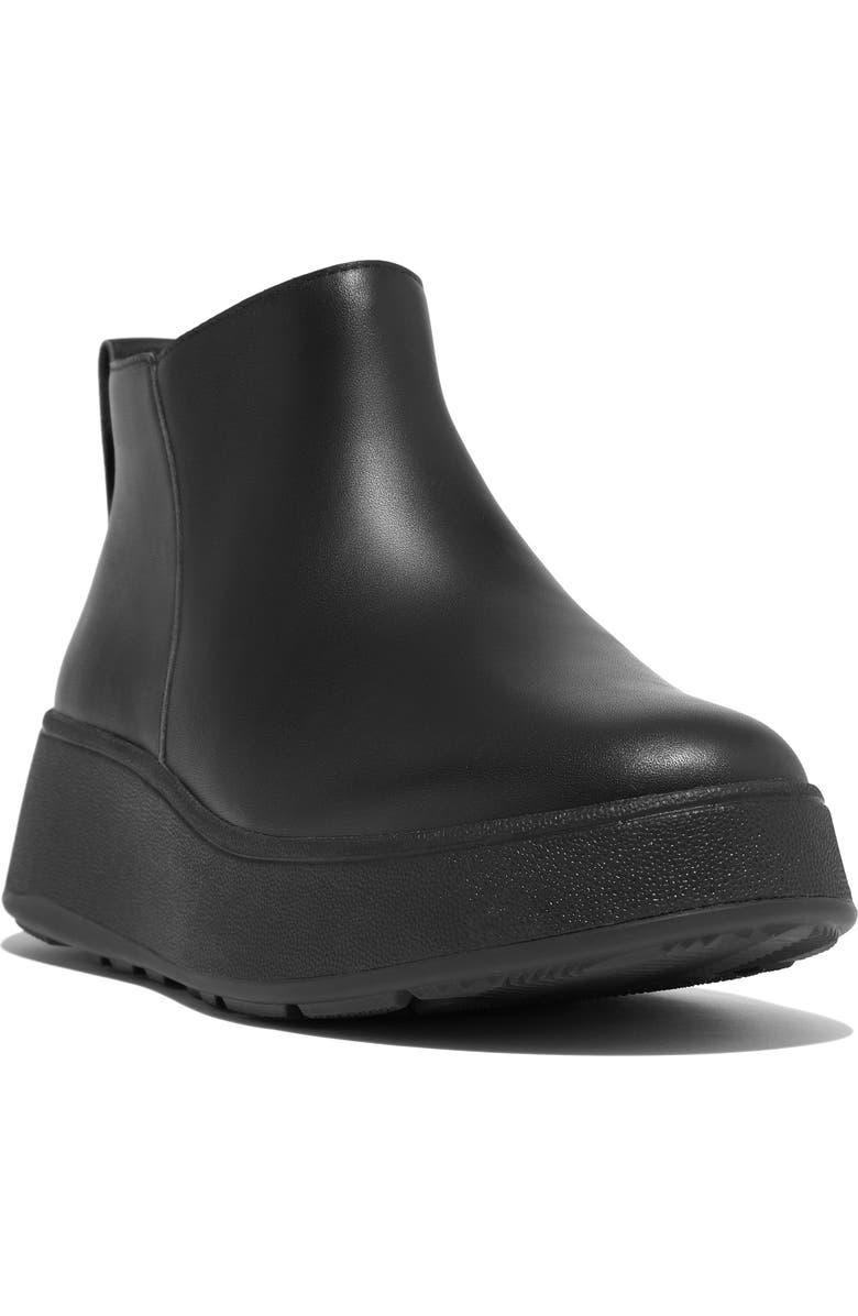 FitFlop F-Mode Platform Bootie, Main, color, All Black