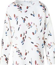Akris punto Dropping Dots Satin Top