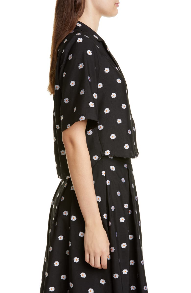 Stine Goya Athena Daisy Crop Shirt, Alternate, color, 